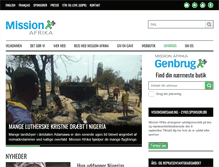 Tablet Screenshot of missionafrika.dk